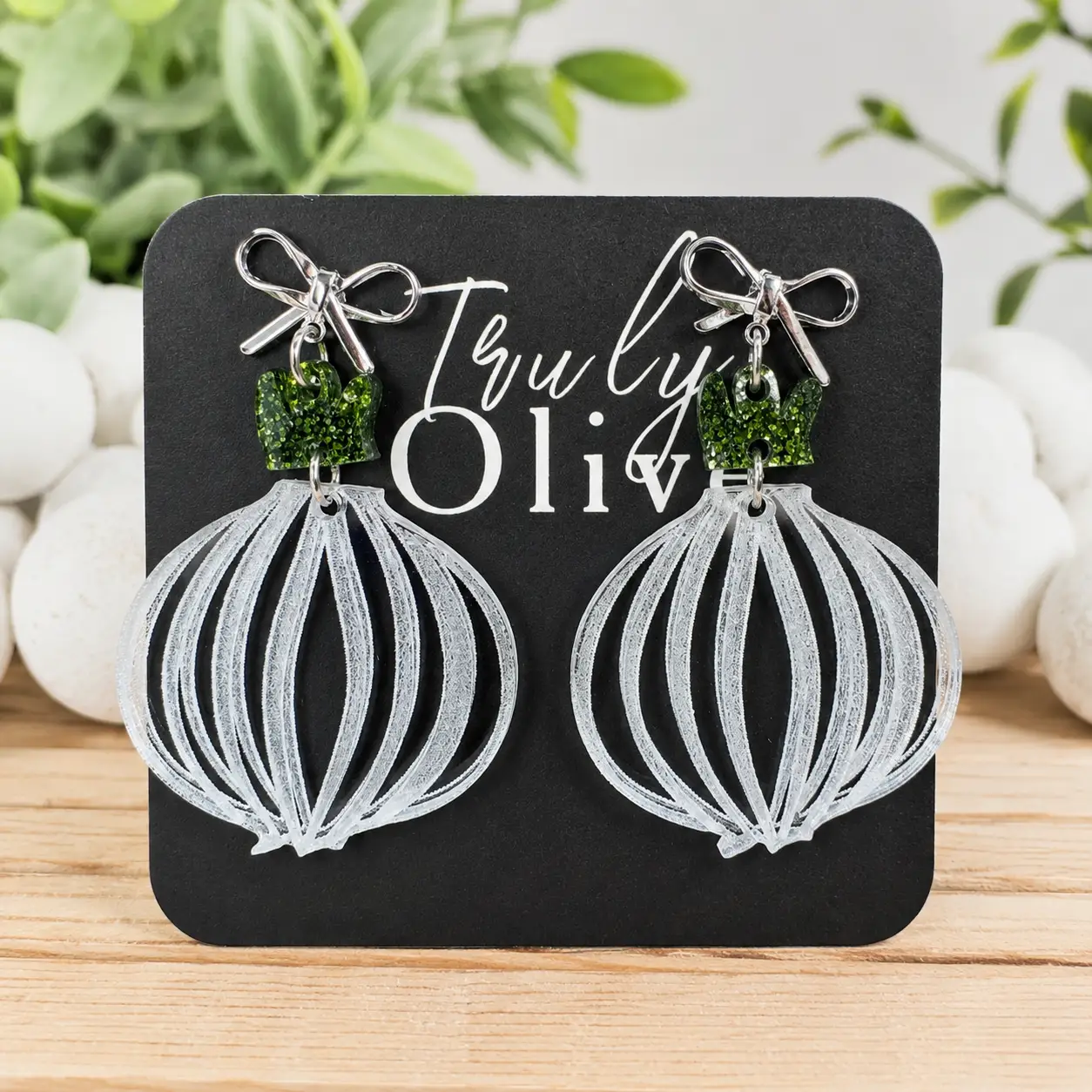 Truly Olive Cutest Vidalia Onion Dangle Earrings - Earrings Dangle Earrings