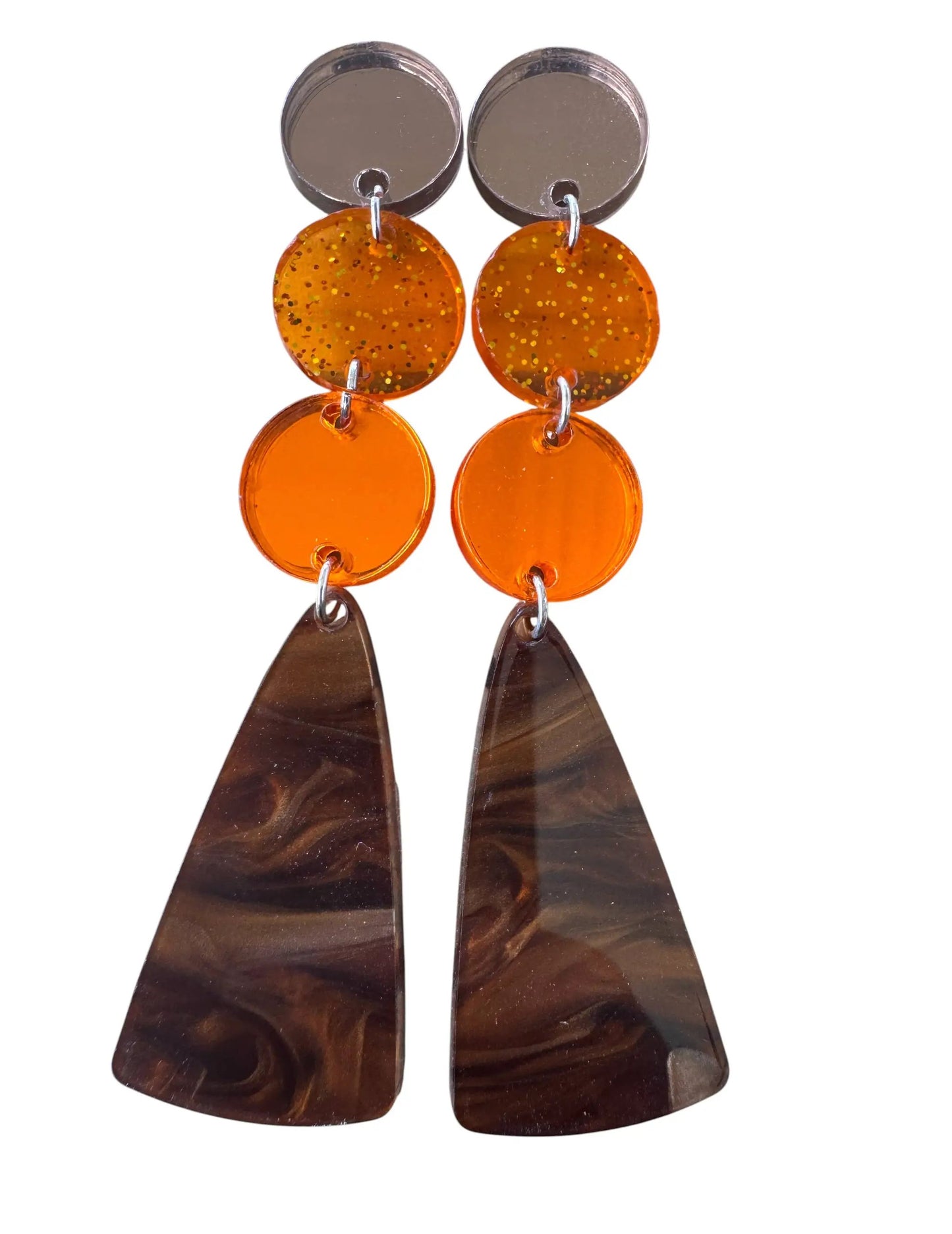 Truly Olive Long Fall Dangle Earrings - Earrings Dangle Earrings