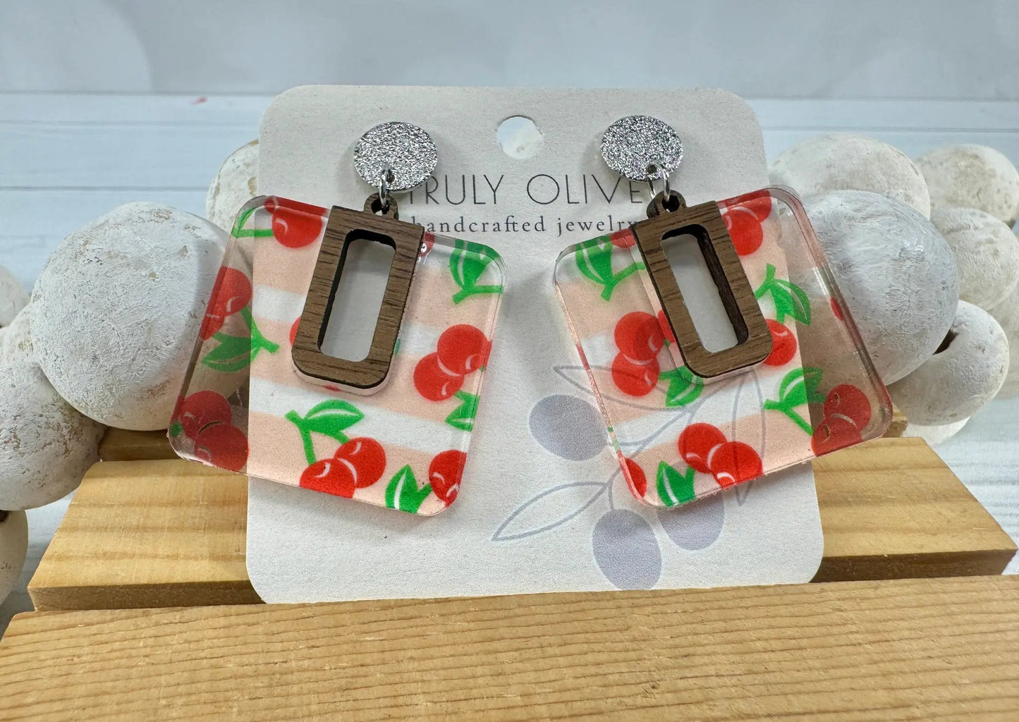 Trulyolive Cherry Blossom Earrings - Earrings