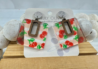 Trulyolive Cherry Blossom Earrings - Earrings