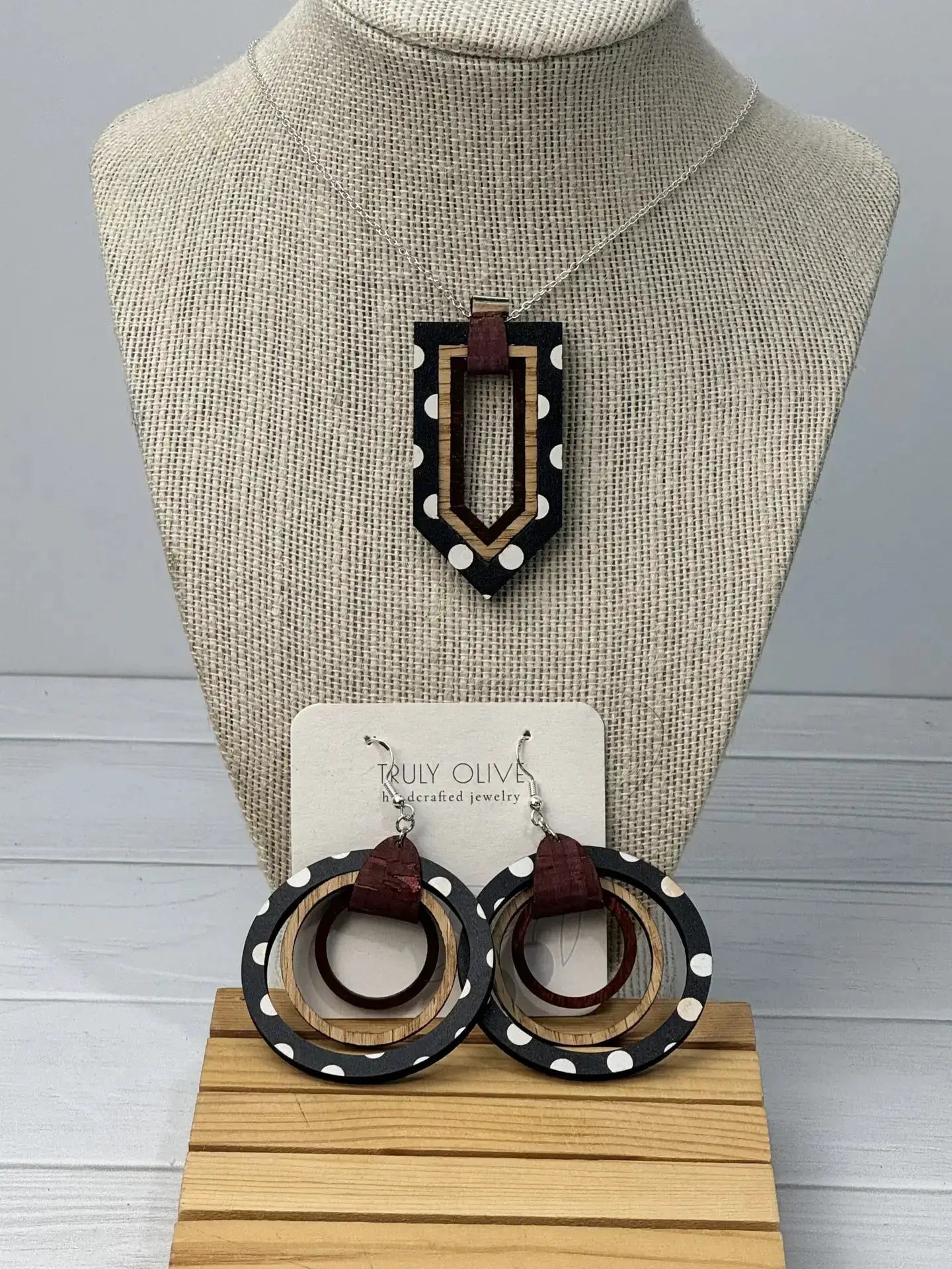 Truly Olive Wood Jewelry Set - Jewelry Sets Jewelry Set