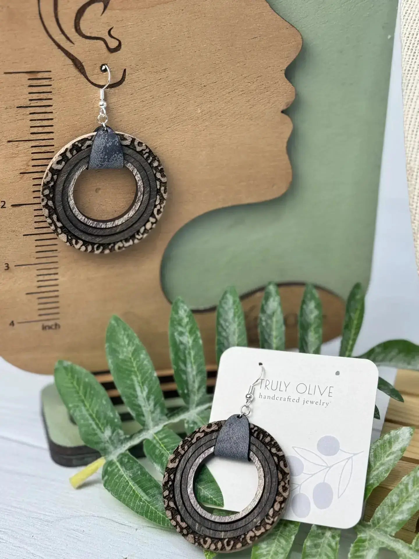Truly Olive Leopard Print Jewelry Set - Jewelry Sets Jewelry Set