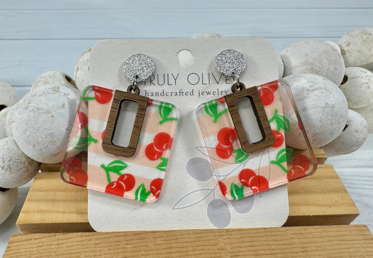 Trulyolive Cherry Blossom Earrings - Earrings