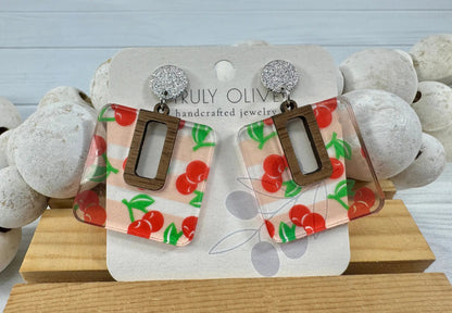 Trulyolive Cherry Blossom Earrings - Earrings