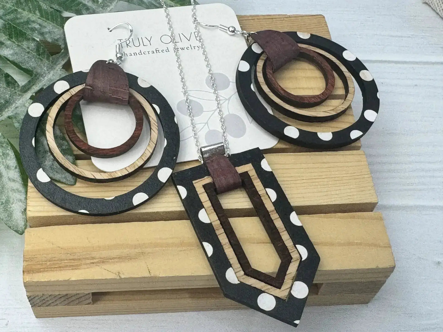 Truly Olive Wood Jewelry Set - Jewelry Sets Jewelry Set