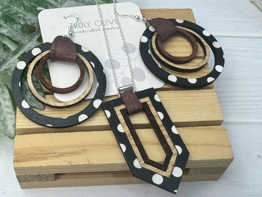 Truly Olive Wood Jewelry Set - Jewelry Sets Jewelry Set