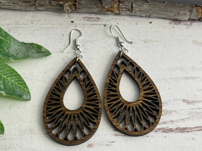 Truly Olive Handmade Filigree Earrings - Earrings Dangle Earrings