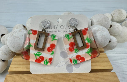 Trulyolive Cherry Blossom Earrings - Earrings