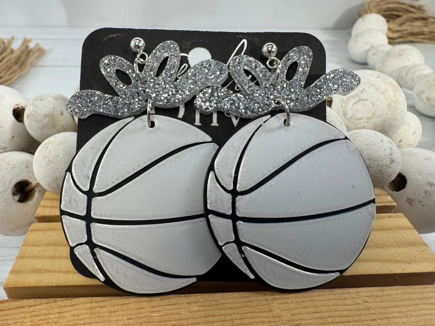 Trulyolive Custom Color Basketball Team Earrings - Earrings Dangle Earrings