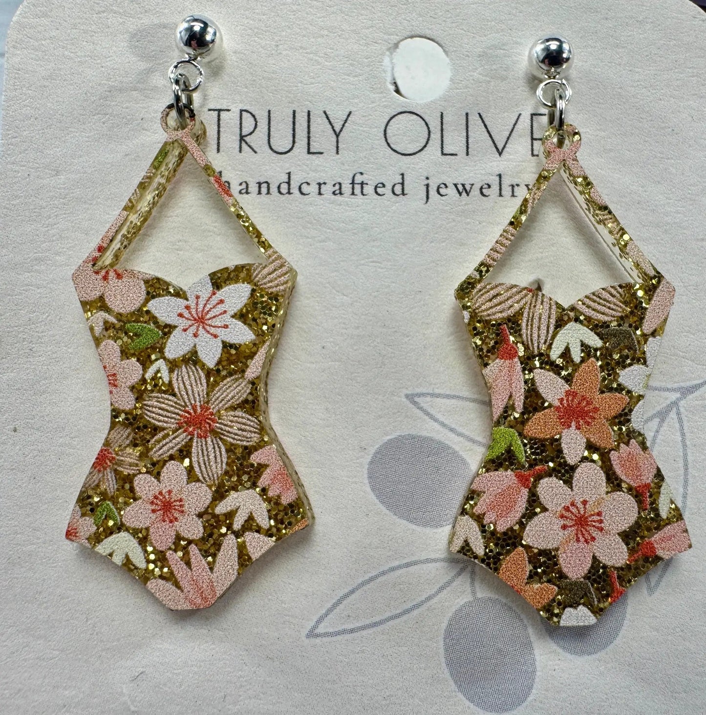 Trulyolive Summer Swimsuit Earrings - Earrings