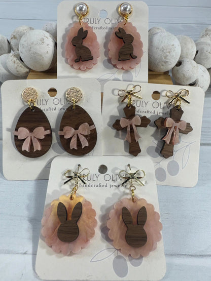 Trulyolive Cutest Easter Bunny Earrings - Earrings
