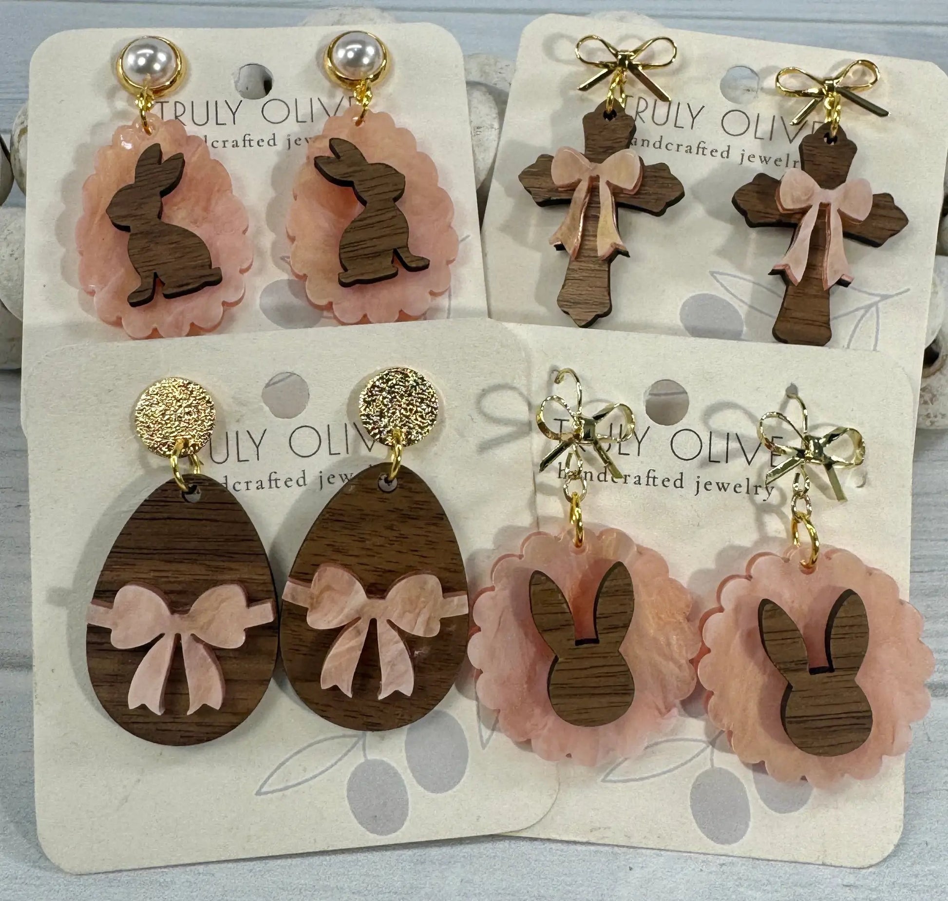 Trulyolive Cutest Easter Bunny Earrings - Earrings