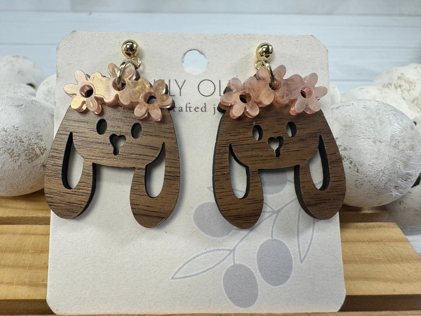 Trulyolive Cutest Easter Bunny Earrings - Earrings