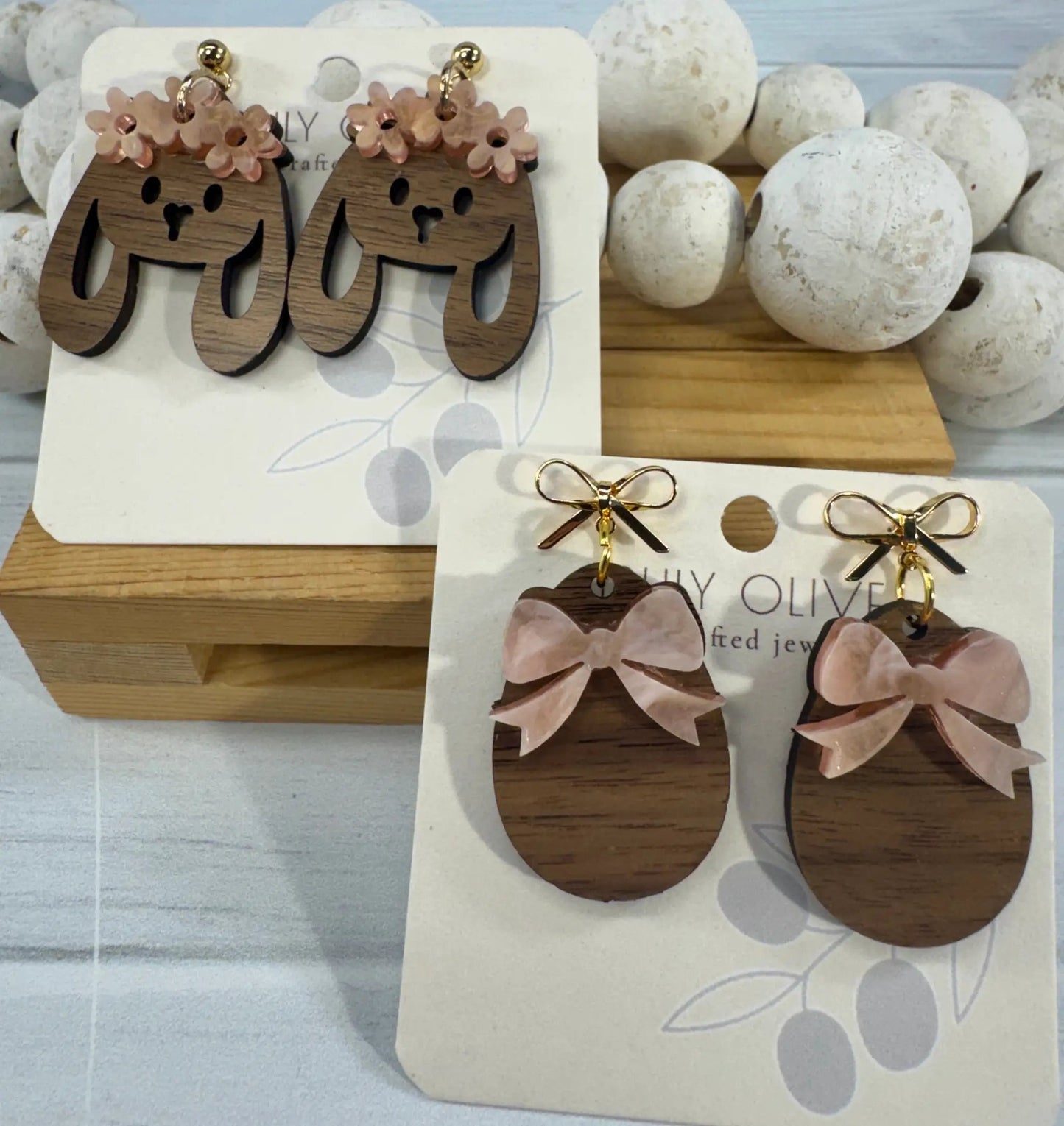 Trulyolive Cutest Easter Bunny Earrings - Earrings