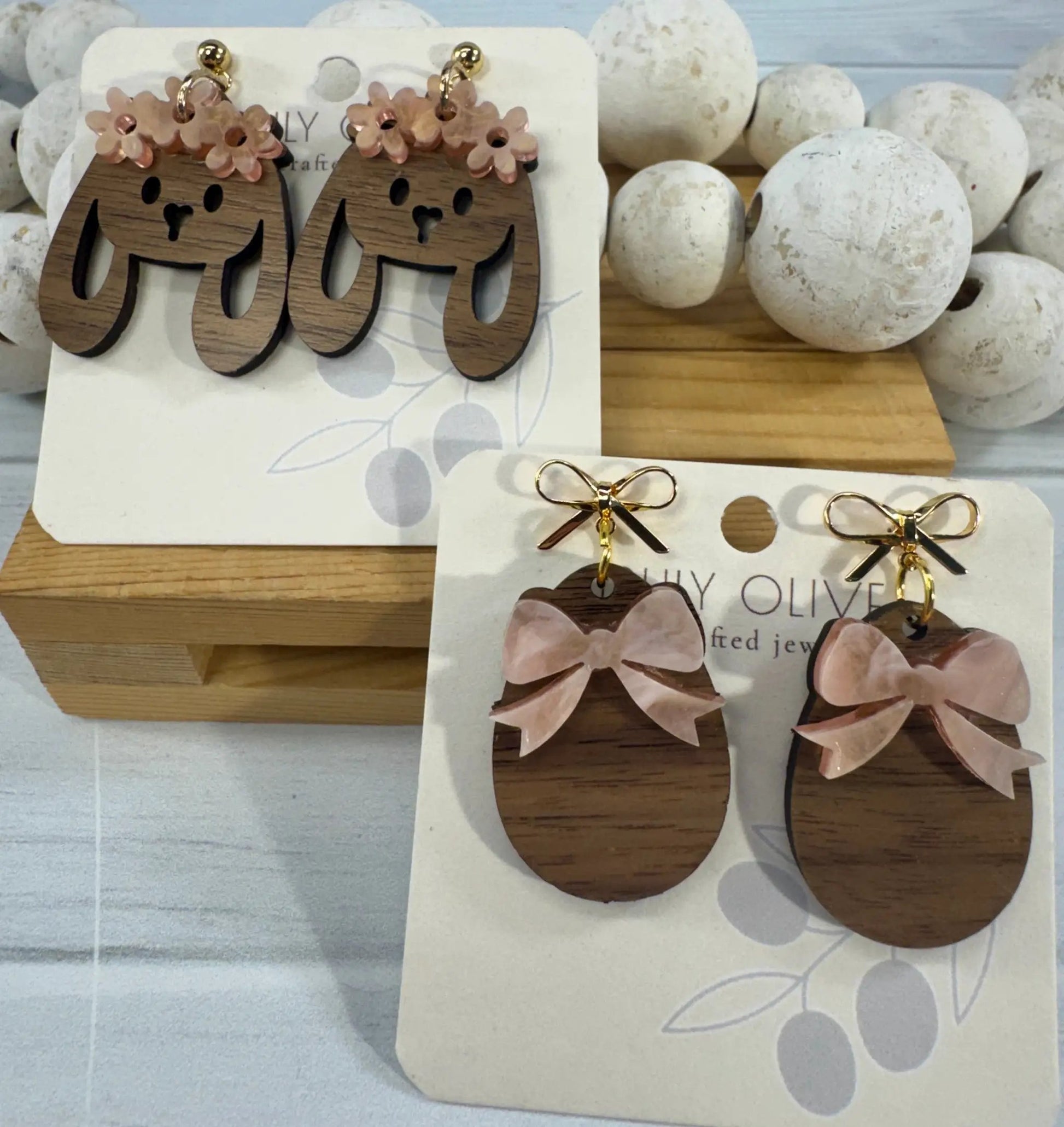 Trulyolive Cutest Easter Bunny Earrings - Earrings