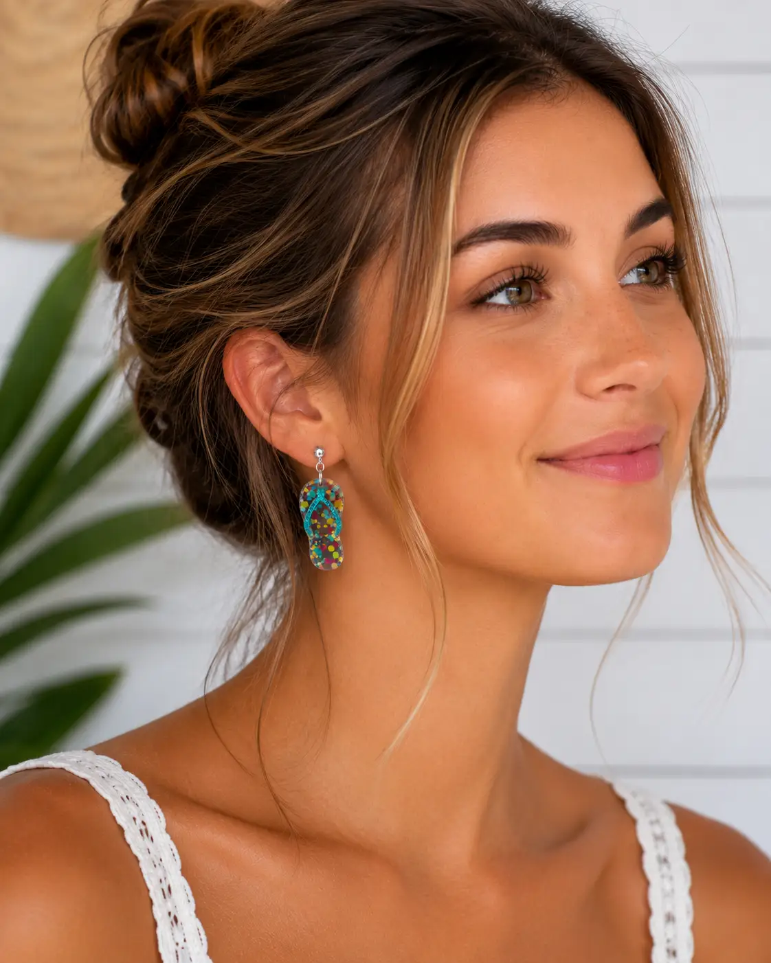 Trulyolive Summer Flip Flop Earrings - Earrings Dangle Earrings