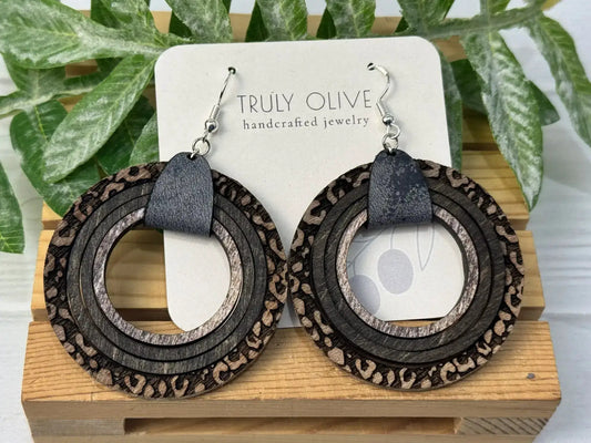 Truly Olive Leopard Print Jewelry Set - Jewelry Sets Jewelry Set