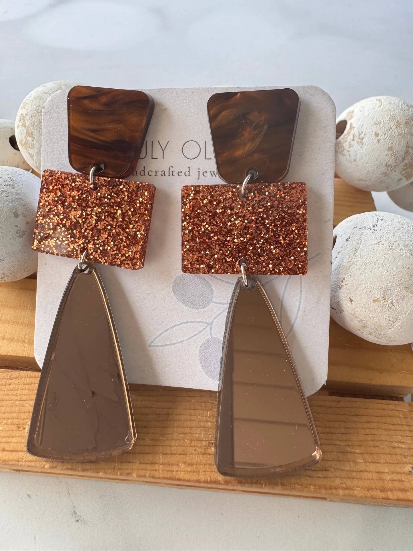 Truly Olive Gorgeous Fall Dangle Earrings - Earrings Dangle Earrings